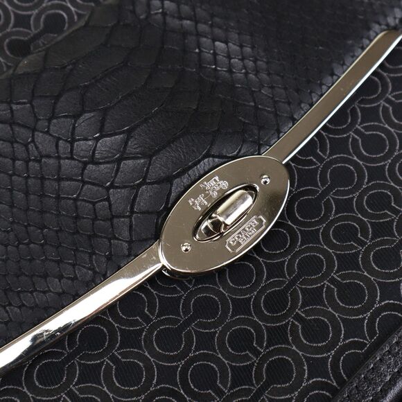 NWT Coach Turnlock Two Way Hobo Shoulder Bag Black - Picture 12 of 12